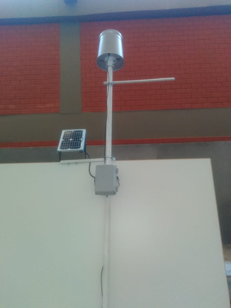 Protótipo de estação meteorológica convencional da Ecotecnologias
